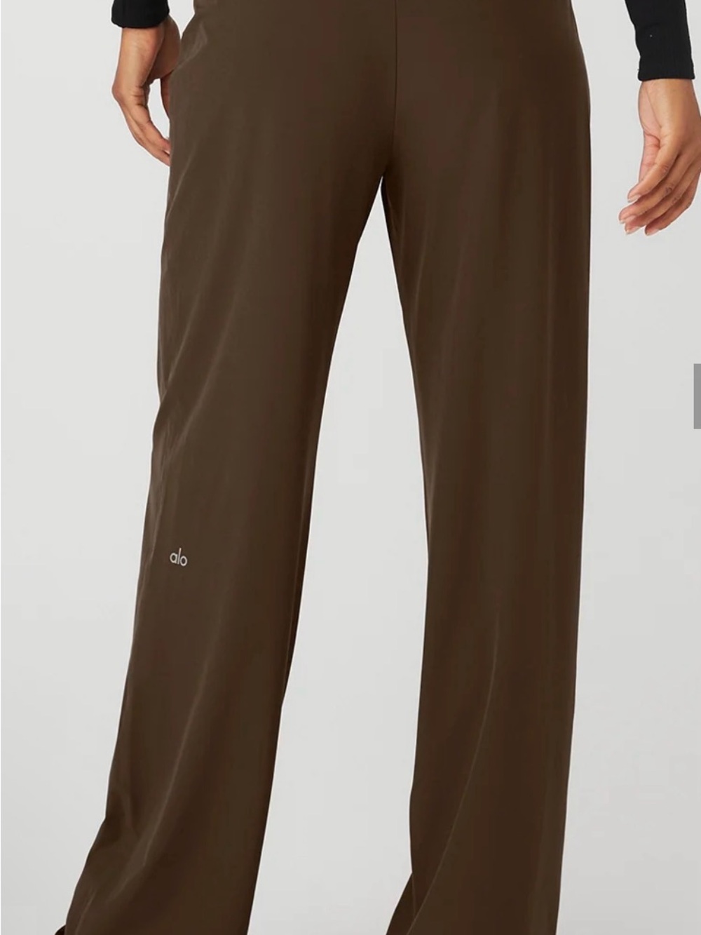 ALO Yoga Black Women's Trousers - Picture 8 of 9